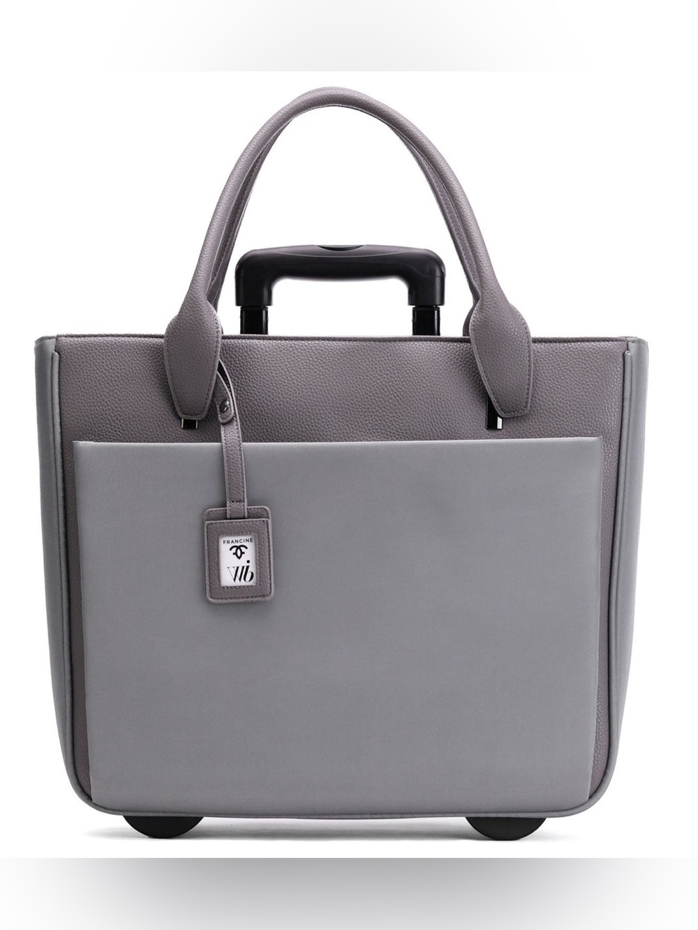 Gray Women’s Travel Tote with Top Handles